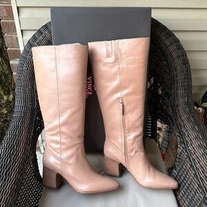 Vince Camuto Evronna Leather Tall Boots
